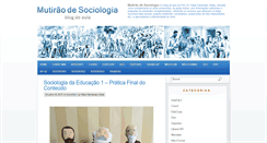 Desktop Screenshot of mutiraodesociologia.com.br